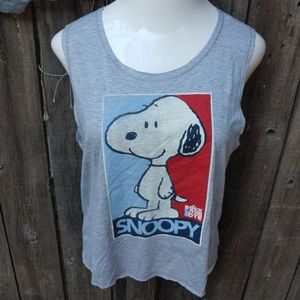 NWOT Snoopy Rock The Vote Tank